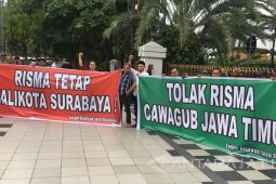 Forum Relawan Saya Surabaya Tolak Risma Jadi Cawagub Jatim (Video)