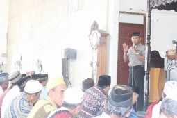 Polisi sampaikan imbauan Pemilu di masjid