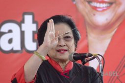Megawati singgung amandemen UUD 1945 saat bertemu presiden