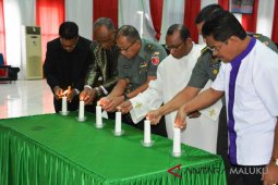 Keluarga besar Kodam Pattimura rayakan Natal