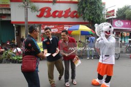 KPU Kota Kediri Sosialisasi Pilkada di "Car Free Day"