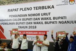 KPU Nganjuk Siapkan LIma Titik Pasangan  APK