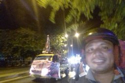 SSB Indonesia Muda diarak di Ternate