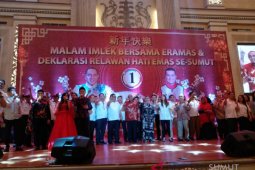 Etnis Tionghoa "bersatu dalam 'hati emas" dukung Edy-Ijeck
