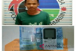 Polresta Banjarmasin Tangkap Buruh Angkut Edarkan Narkoba