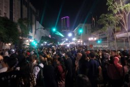 Ribuan Warga Surabaya Padati Jalan Tunjungan