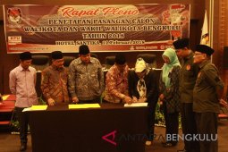 KPU Bengkulu tetapkan empat pasangan calon Pilkada