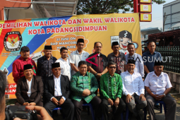 KPU Padangsidimpuan tetapkan tiga paslon