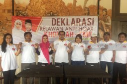 Relawan Antihoaks Siap Kawal Khofifah-Emil