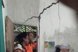 BPBD: Rumah Warga Mojan Jember Retak dan Berpotensi Longsor Susulan