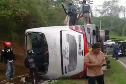 Puluhan korban kecelakaan Subang dibawa ke Tangsel