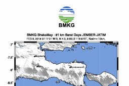 BPBD Jember Belum Terima Laporan Kerusakan Akibat Gempa
