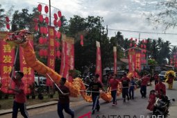 Rayakan Imlek warga Bangka gelar pesta rakyat
