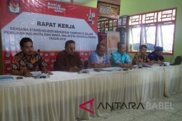 KPU Pangkalpinang tetapkan zona kampanye Pilkada 2018