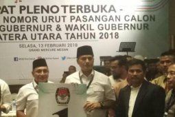 KPU Pangkalpinang tetapkan nomor urut empat calon
