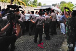 Wakapolda Jambi pimpin pemakaman Aipda Fajar Panjaitan