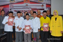 KPU Tetapkan Tiga Paslon Bupati dan Wabup Gorontalo Utara