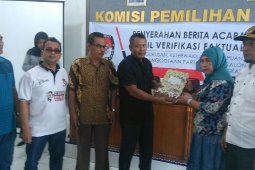 KPU serahkan hasil verifikasi Parpol