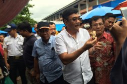 Djarot bicara bumbu pecel Blitar di Labuhanbatu