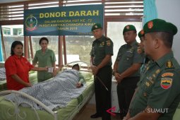 Aksi donor darah warnai HUT Persit