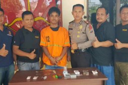 Polsek Perdagangan Tangkap Bandar Sabu