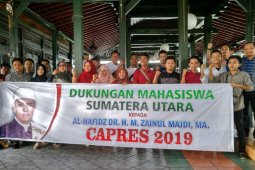 Mahasiswa sumut deklarasikan dukungan untuk TGB
