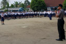 Polisi kampanyekan anti hoax kepada pelajar
