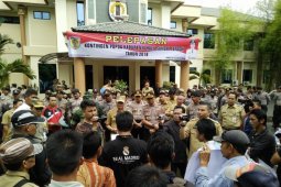 Kapolres HST Kawal Langsung Aksi Damai Warga