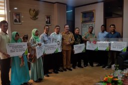 BPJS TK Gresik Serahkan Santunan Rp1,4 Miliar
