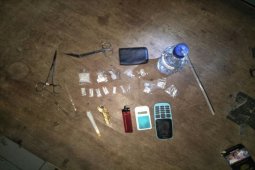 Polisi langkat mengamankan 6,92 gram sabu-sabu