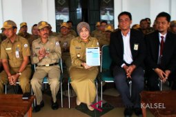 Bupati Batola Laporkan SPT Secara Online