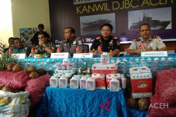 Bea Cukai Aceh gagalkan 48 kali penyeludupan