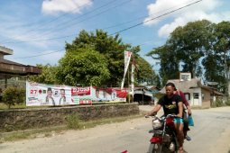 Ribuan APK Pilgub Sumut di Simalungun