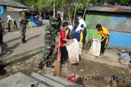Kodim Marabahan Gelar Aksi Bersih-Bersih