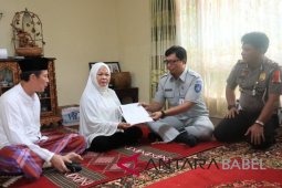 Jasa Raharja Babel salurkan santunan lantas nol hari