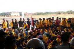 Mahasiswa datangi DPRD Babel tolak UU MD3