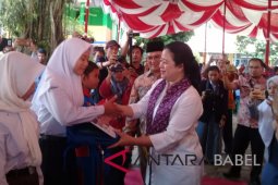 Puan Maharani kagumi SMAN 1 Pangkalpinang
