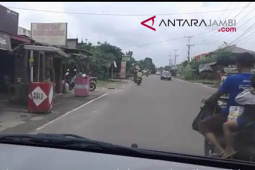 Jalan Buluran kawasan "Pertamini" terpadat di Jambi (video)