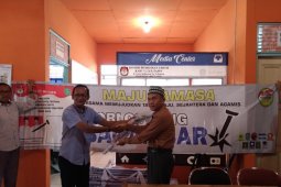 KPU Tapin Serahkan Alat Peraga Kampanye