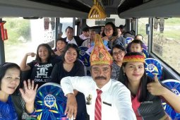 Bus Silangit-Samosir  perpanjang jadwal gratis