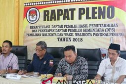 KPU : Daftar Pemilih Sementara Pangkalpinang 127.797 jiwa