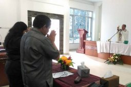 Ruang kerja baru kepala daerah Samosir diberkati
