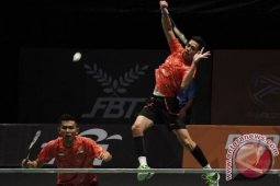 Fajar/Rian hentikan Ahsan/Hendra ke final Jerman Terbuka