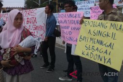 Mahasiswa tuntut kematian bayi di Singkil diusut tuntas