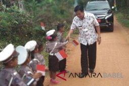 Pemkab Bangka Tengah akan mengaspal jalan menuju PAUD Dusun Melingai