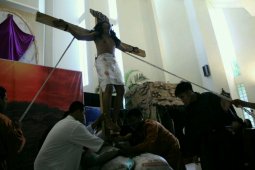 Drama "Jalan Salib" Warnai Paskah di Tulungagung