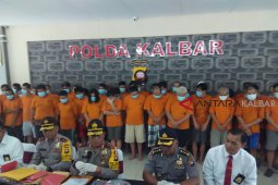 Polda Kalbar amankan sebanyak 101 tersangka kasus judi