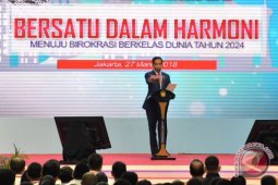 Presiden yakin Indonesia maju bila birokrat bekerja keras (video)