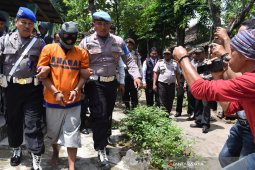 Polres Magetan Reka Ulang Pembunuhan Anak Kandung