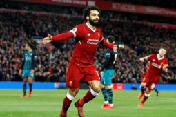 Liverpool gilas Watford 5-0, Salah borong empat gol